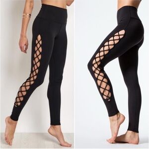 ALO Yoga Interlace Leggings Braided High Rise